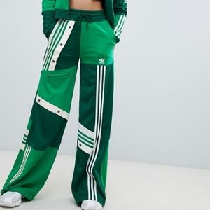 ADIDAS DANIELLE CATHARI GREEN TRACK PANTS